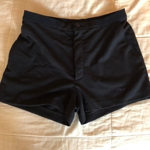 Vintage FILA Navy Blue Tennis Shorts